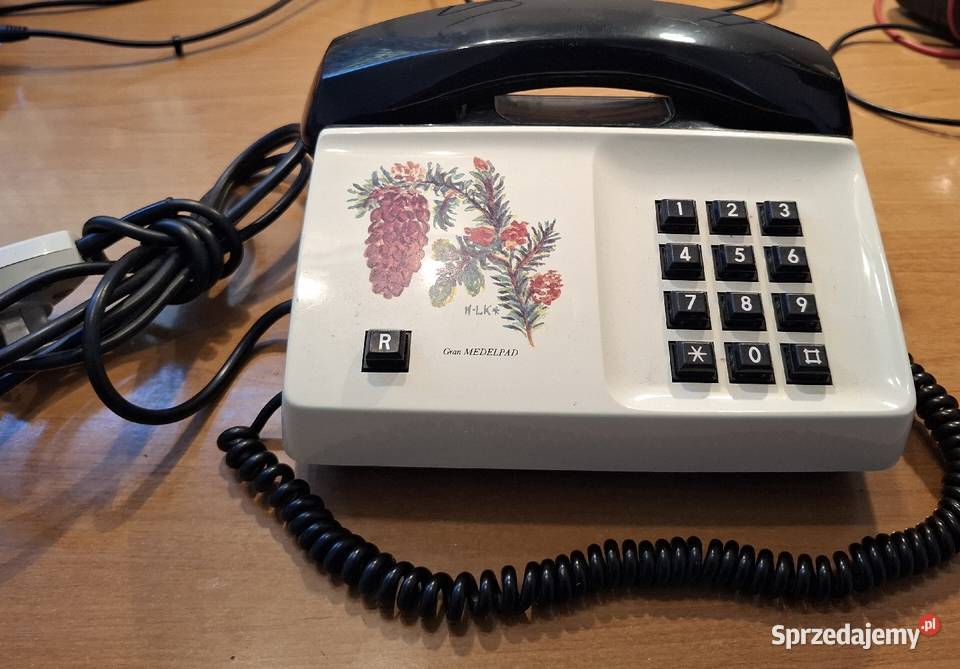Telefon retro tulipan zachodnia produkcja Lublin sprzedam