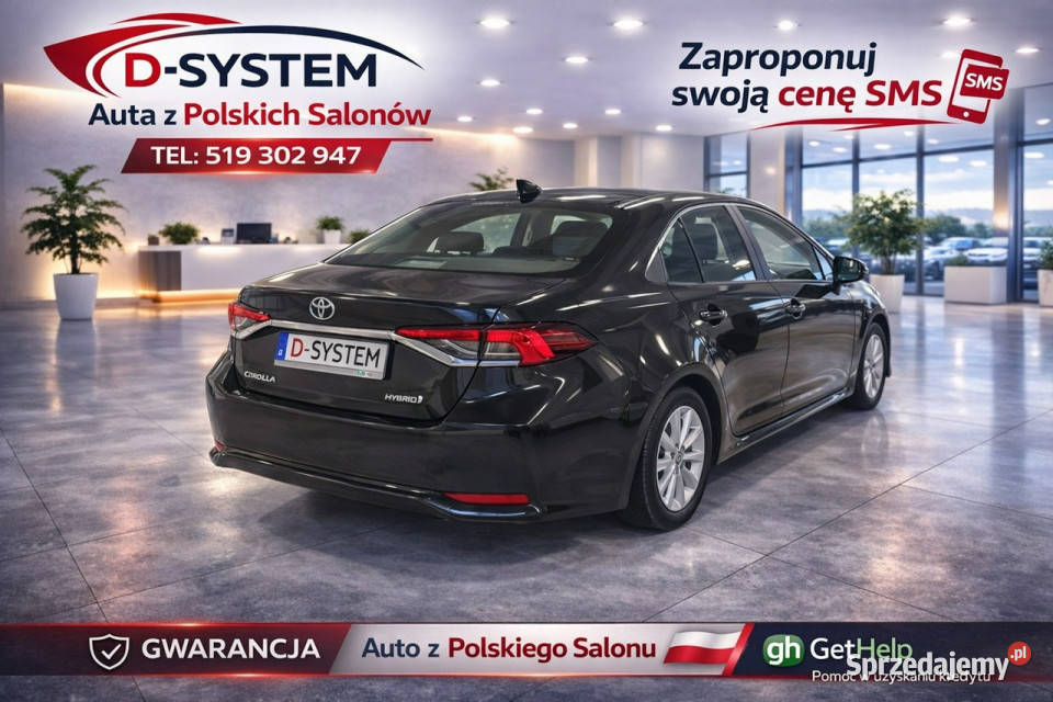 Toyota Corolla 23 Salon Polska 18 HYBRID 1wł z czujnik zmierzchu Białystok