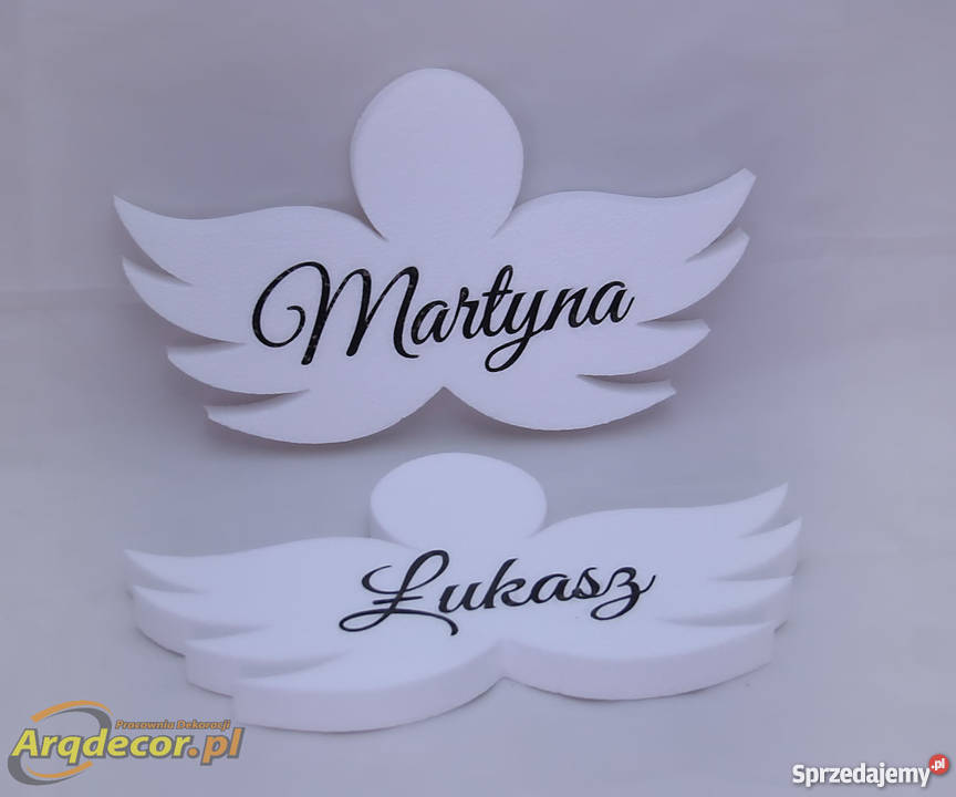 SkrzydełkaAniołki dekoracje komunijne Dębna