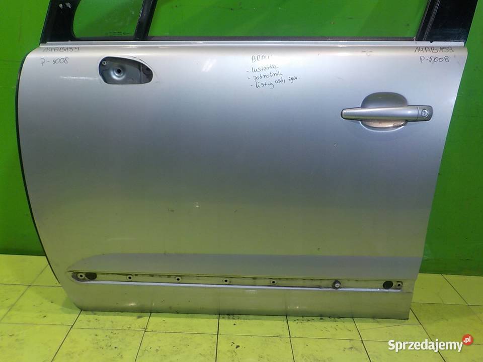 PEUGEOT 5008 I 10r 5D drzwi lewe przod osobowe Suków sprzedam