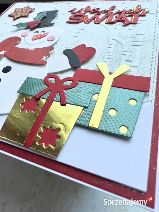 Kartka świąteczna Boże Narodzenie ręcznie podkarpackie Mielec