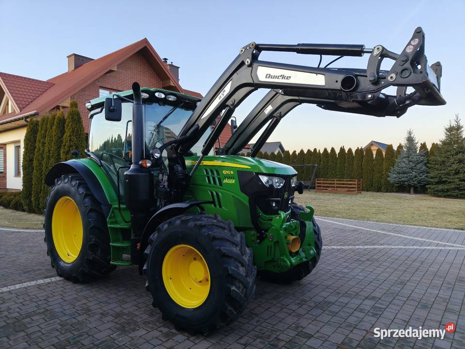 John Deere 6110R 2017r TUZ wom Tur Quicke Skrzynia biegów Manualna