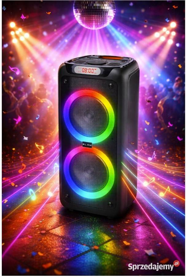 GŁOŚNIK BLUETOOTH USB SD KARAOKE MIKROFON DJ Białystok