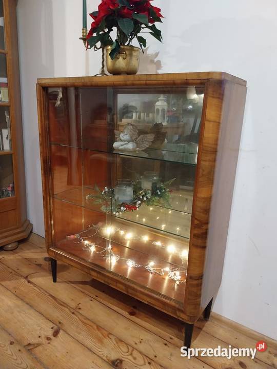 Witryna retro lata 50te serwantka gablota prl pomorskie Gdańsk