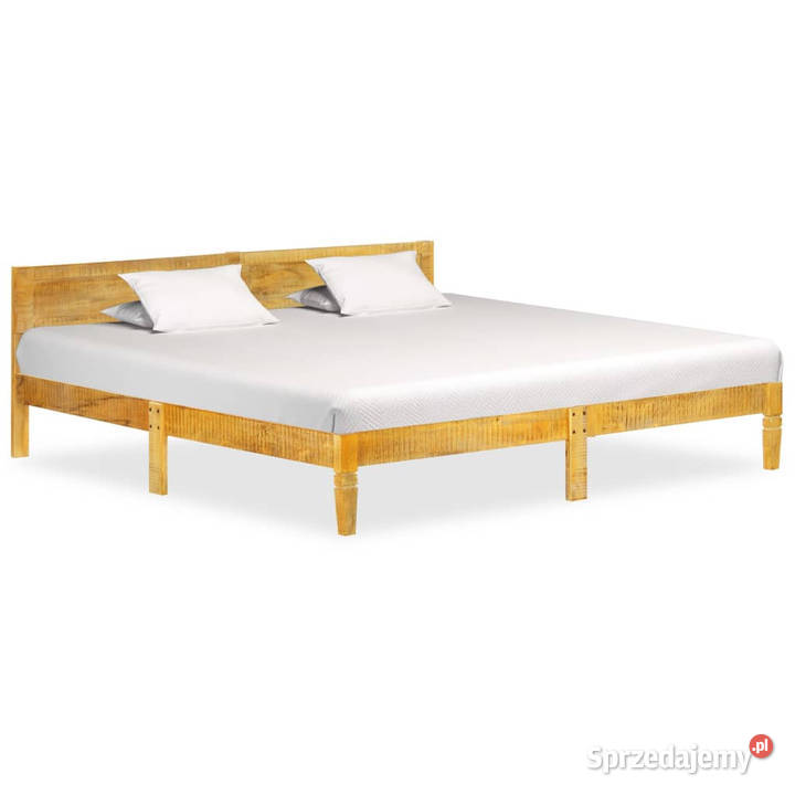 Rama łóżka lite drewno mango 200 WM288434 Dom i Ogród Warszawa