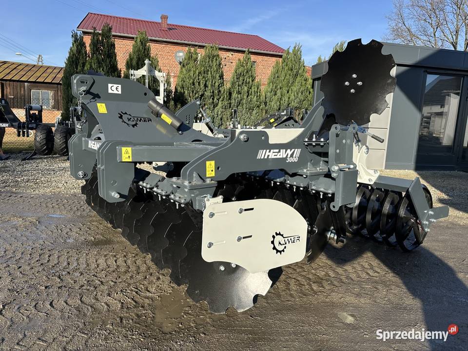 Brona talerzowa KAMER HEAVY 3000 z poprzeczną Brony Rolnictwo Leszno