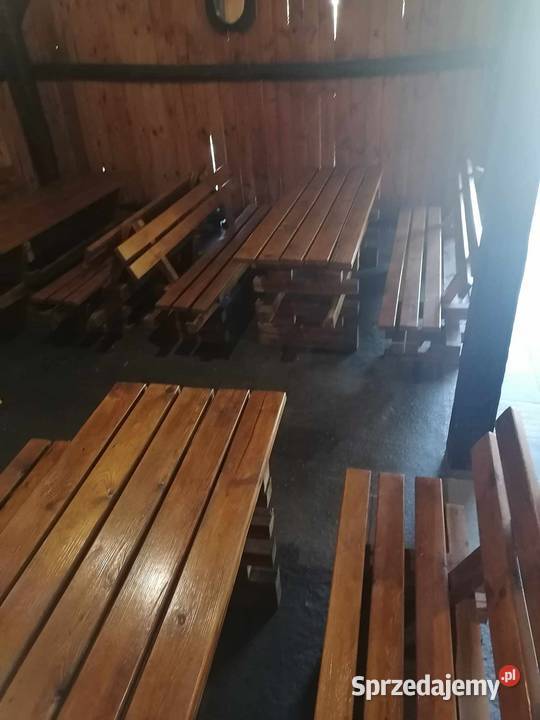 Ławki dębowe inny kolor sprzedam