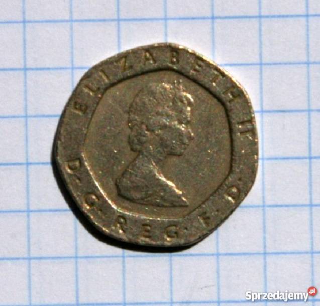 20 PENSÓW TWENTY PENCE 1982 WIELKA BRYTANIA Piszczac
