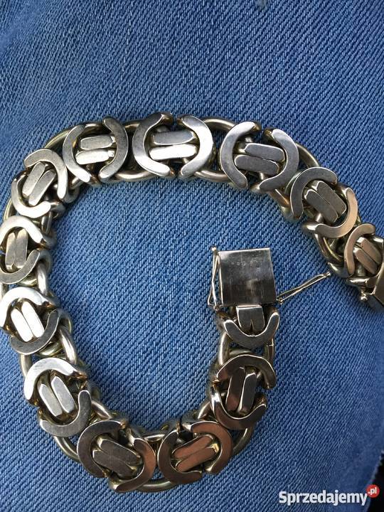 Okazja Gruba Złota BRANSOLETKA pr585 złote