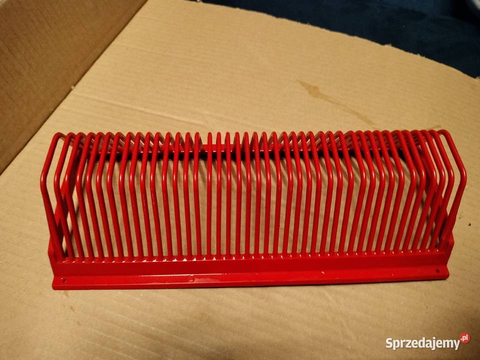 Stary plastykowy stojaczek na płyty zachodniopomorskie