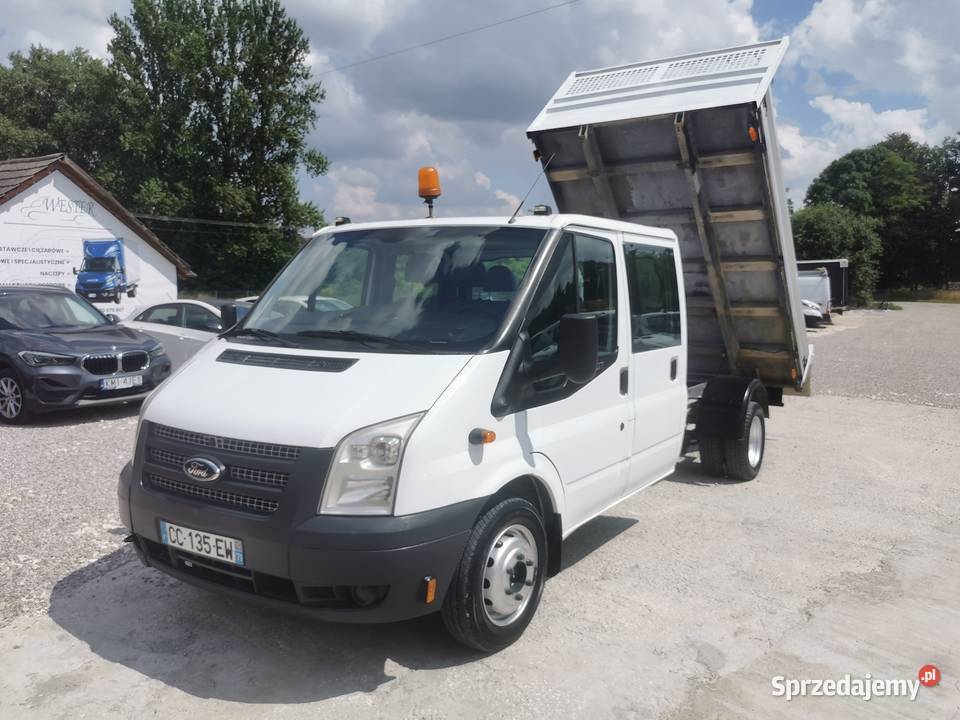 Ford Transit Brygadówka wywrotka Klimatyzacja Napęd tylna oś Książ Wielki