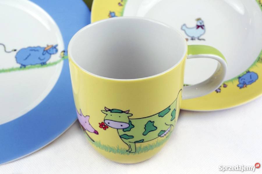 VilleroyBoch Farm Animals śliczna porcelana śląskie Dąbrowa Górnicza