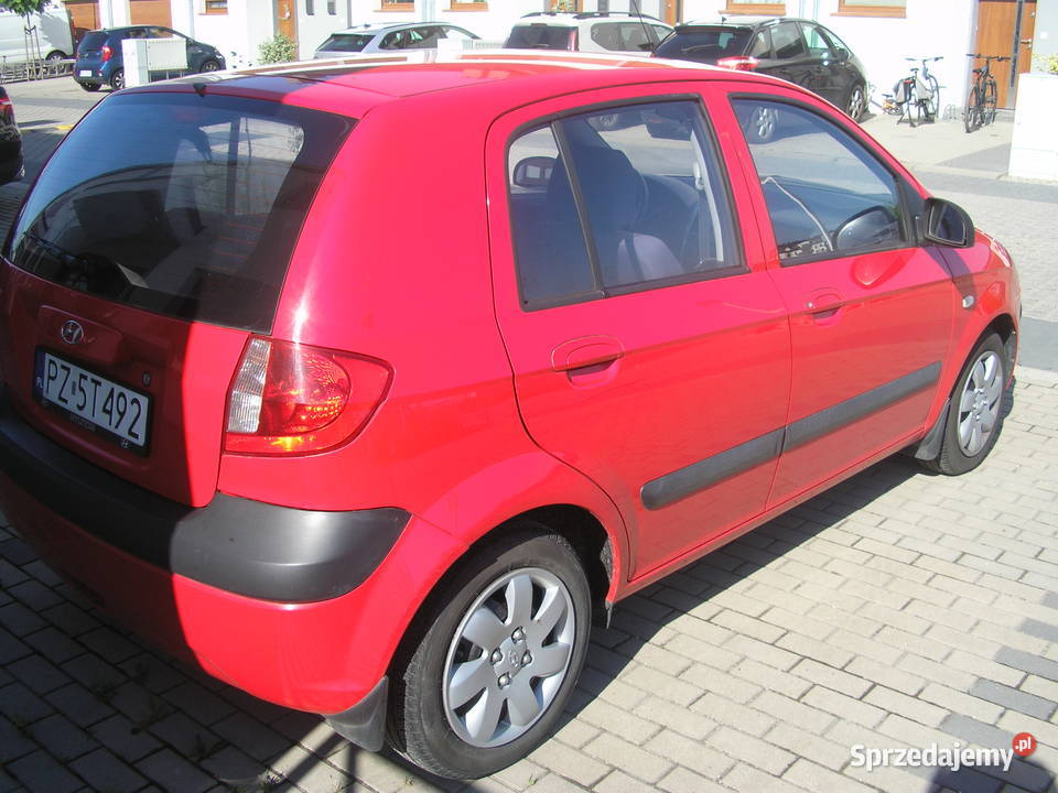 Hyundai Getz 11 Gazklimatyzacja 2008r 66KM Swarzędz