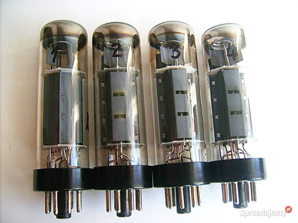 EL34 RFT KWARTET z lat 1960ych SHORT BASE Porąbka