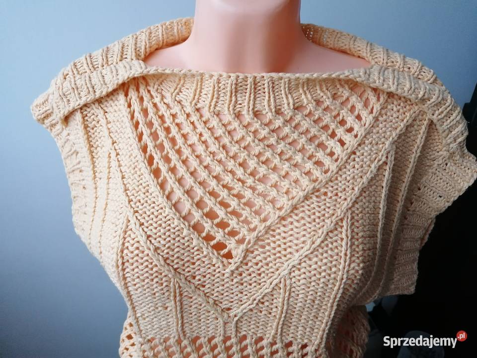 DAMSKI BEZRĘKAWNIK Z DZIANINY RUNIWERSALNY Łódź