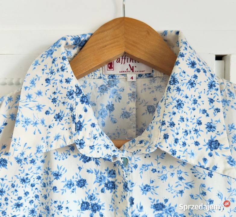 Kwiatowa koszula Armand Thierry L 40 bez rękawów Rozmiar 40(L)