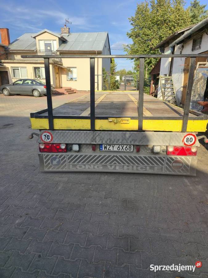 Przyczepa niskopodwoziowa 24DMC najazdy niskopodłogowe Guzów