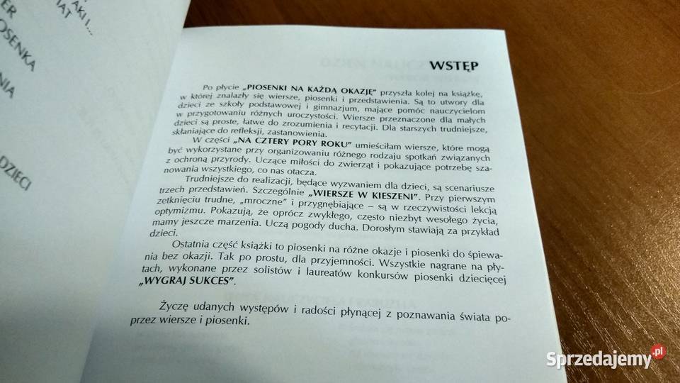 Uroczystości szkolne Na cztery pory roku wiersze