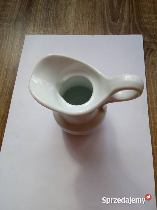 Dzbanek Flakon Biały Ceramiczny Lublin