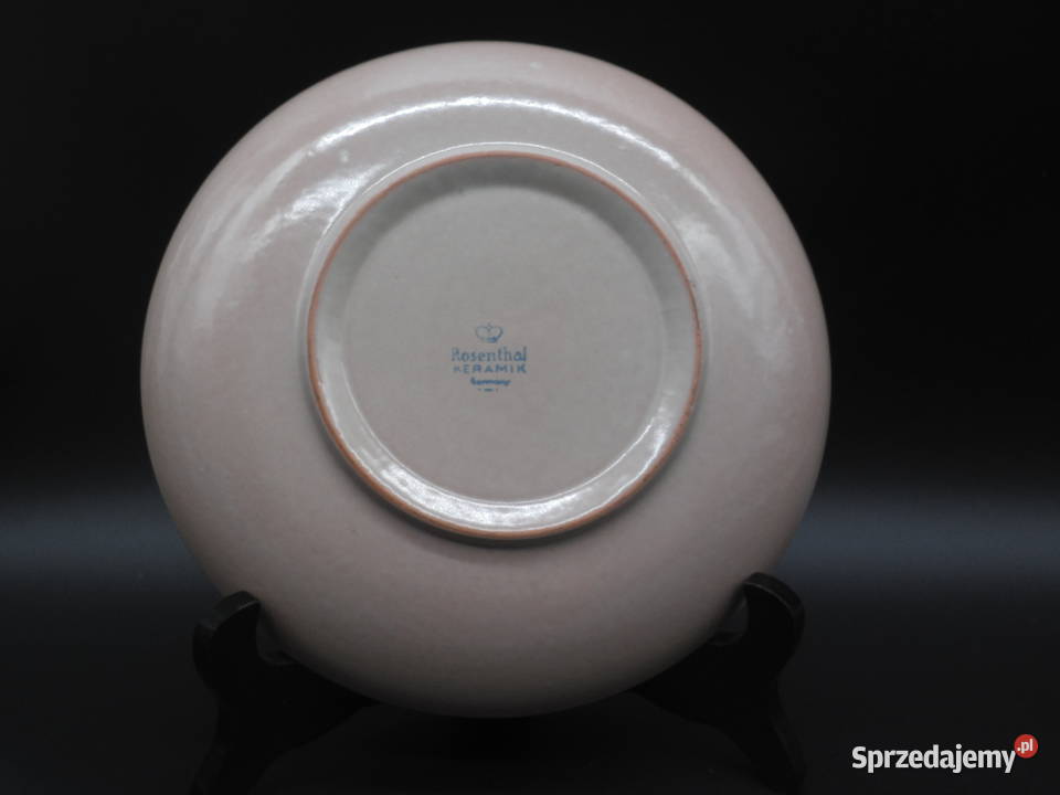 Talerz ceramiczny Rosenthal KERAMIK Porcelana i szkło