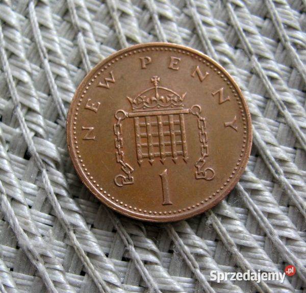 Wielka Brytania 1 Pens 1971r Ładna Numizmatyka