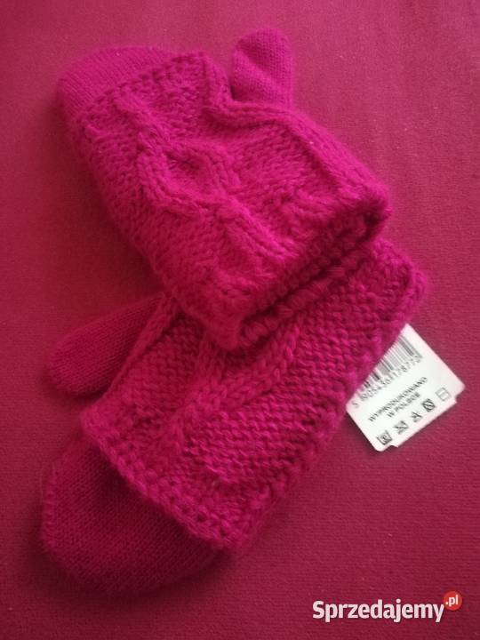 Rękawiczki dzieci dziewczynki podwójnie łódzkie Łódź