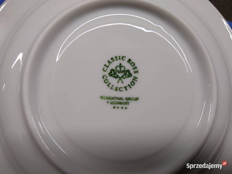 Trio Rosenthal Biała Maria Classic Rose Kalisz