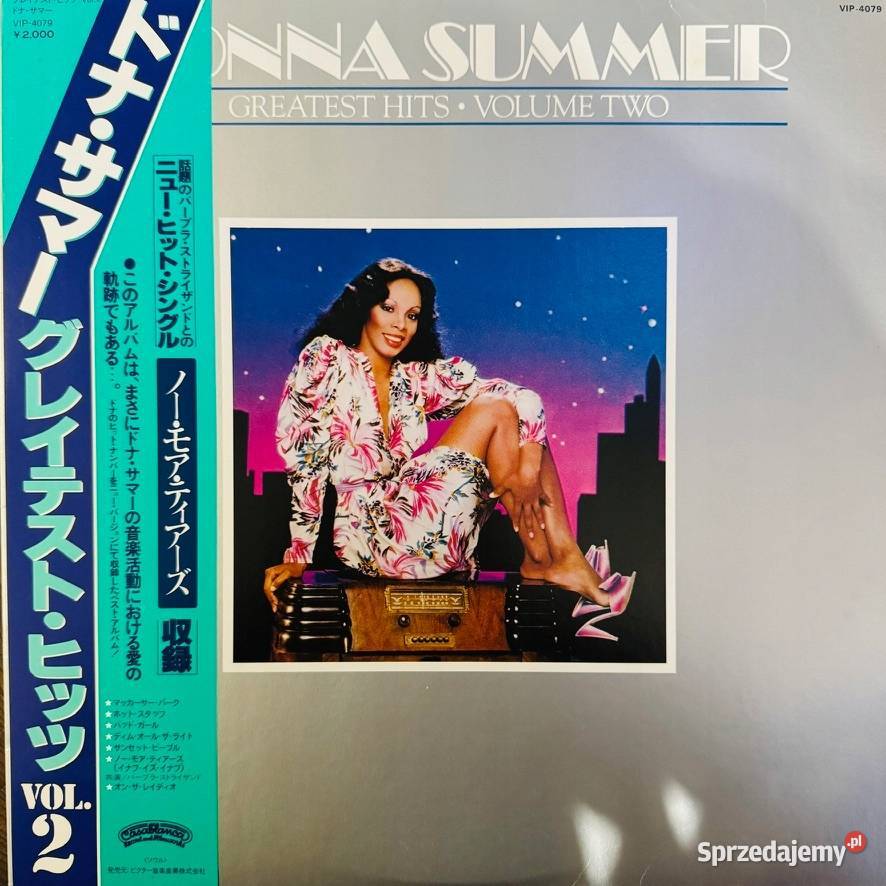 Donna Summer Greatest Hits Vol 2 EXNM Japan Obi Muzyka Kraków