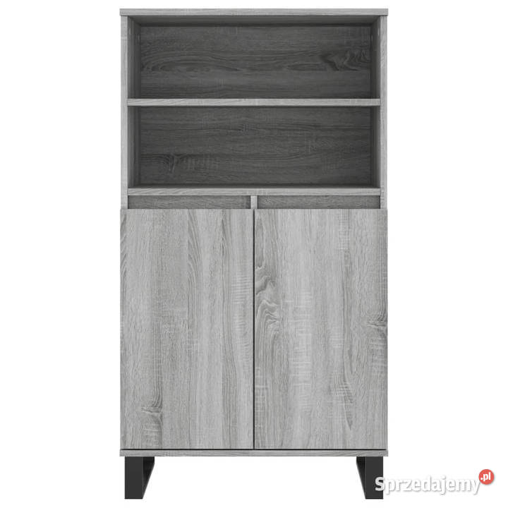 Wysoka szafka szary dąb sonoma 60x36x110 mazowieckie Warszawa