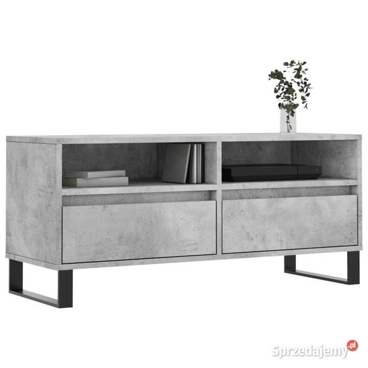 Szafka pod TV szarość betonu 100x345x445 Warszawa