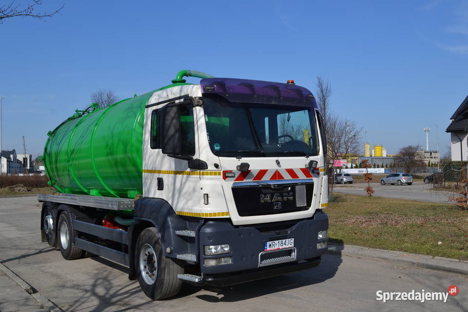 MAN TGS 26320 2012 r ASENIZACYJNY SZAMBIARKA elektrochrom. lusterka boczne Radom sprzedam
