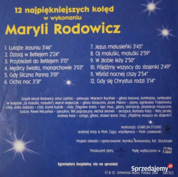 12 najpiękniejszych kolęd w wykonaniu Maryli łódzkie Aleksandrów Łódzki