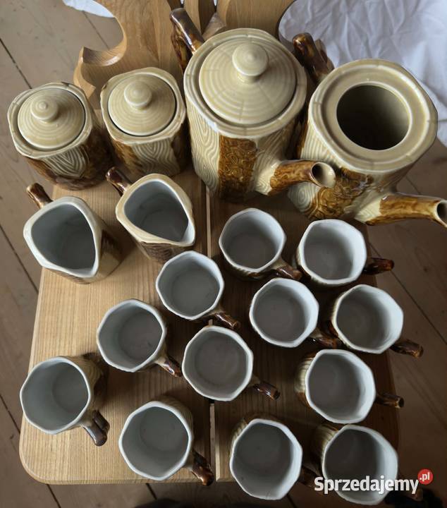 Kolekcjonerski serwis kawowy DPRK Korea Bukowina Tatrzańska