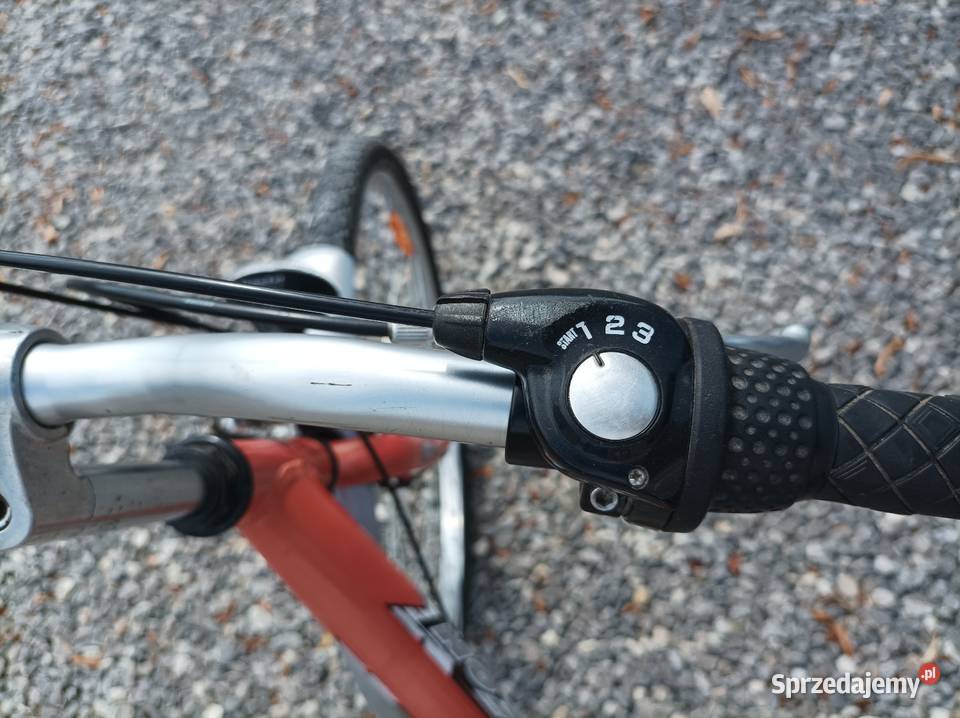 Rower damsko męski 26 koła LED oświetlenie3 Czerwonka-Gozdów