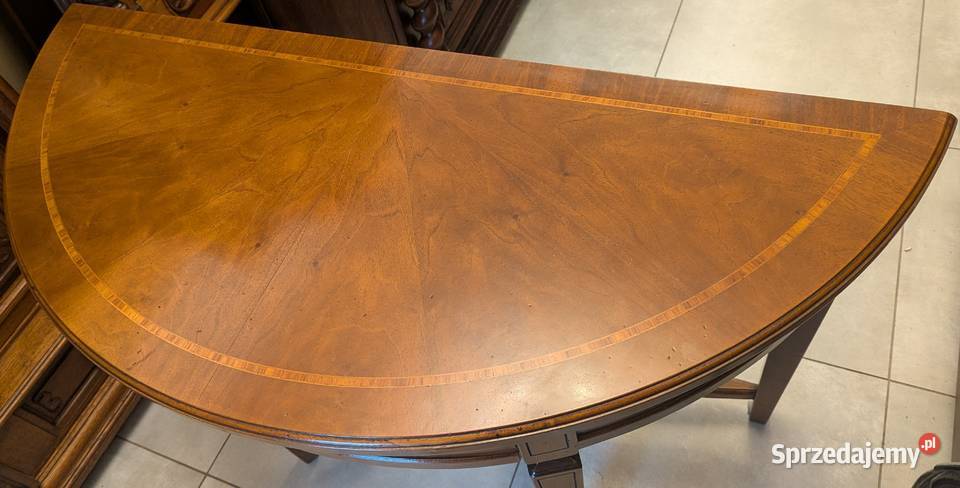 Piękna włoska konsola orzechowasklep Dąbrowa Dąbrowa Górnicza