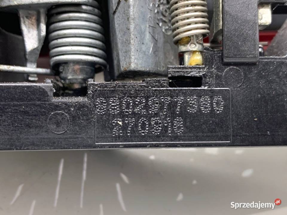 KLAMKA ZEWNĘTRZNA LEWY PRZÓD PEUGEOT 308 II