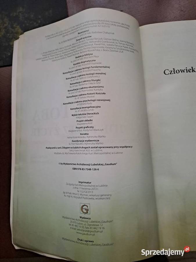 Podrecznik do religii kl 8 szkola podstawowa