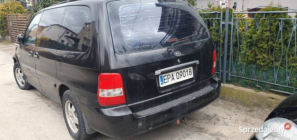 Kia Carnival 29 crdi diesel hak czarny Pabianice