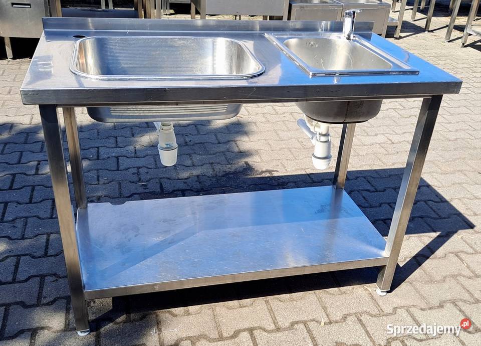 ZLEW GASTRO 2 KOMOROWY Z PÓŁKĄ 1206085 M801N Nowe Skalmierzyce