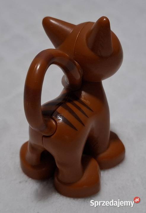 Figurka brązowy kot kotek 46 Lego 323J1 Zabawka Czeladź sprzedam