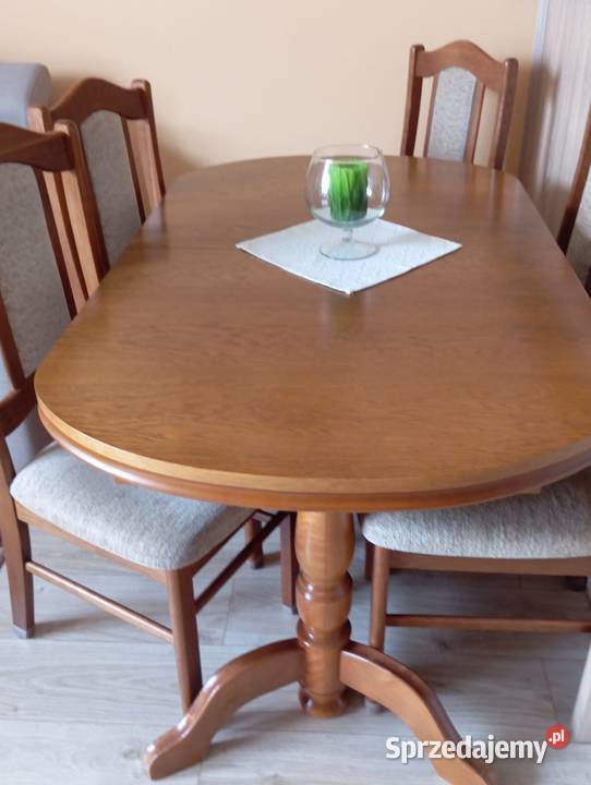Sprzedam Stół z Krzesłami 80cm Ciechocinek