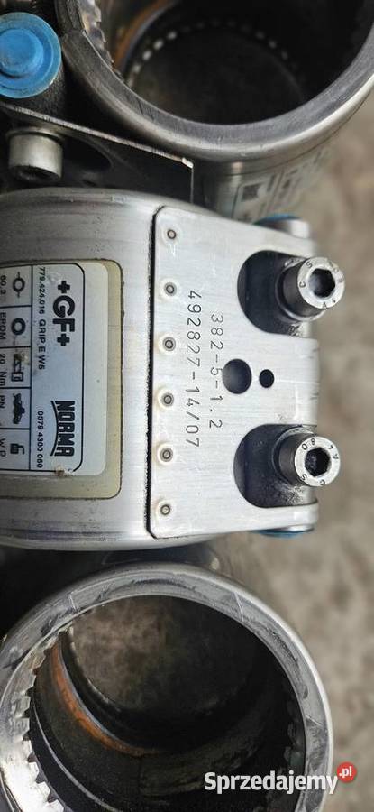 Złacze złączka łącznik rur wody 603 EPDM GF 0579 Wykroty
