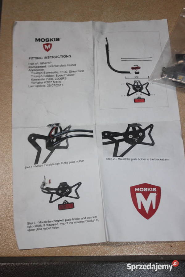 Yamaha mt 09xsr Uchwyt Boczny tablicy Wałbrzych
