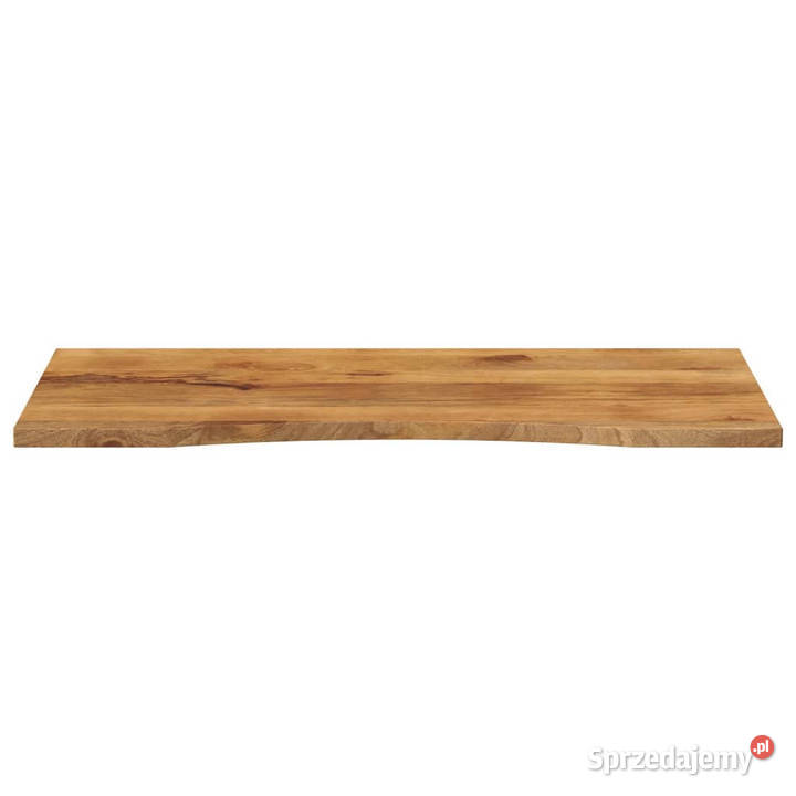 Blat biurka z wycięciem 120x50x25 surowe drewno sprzedam