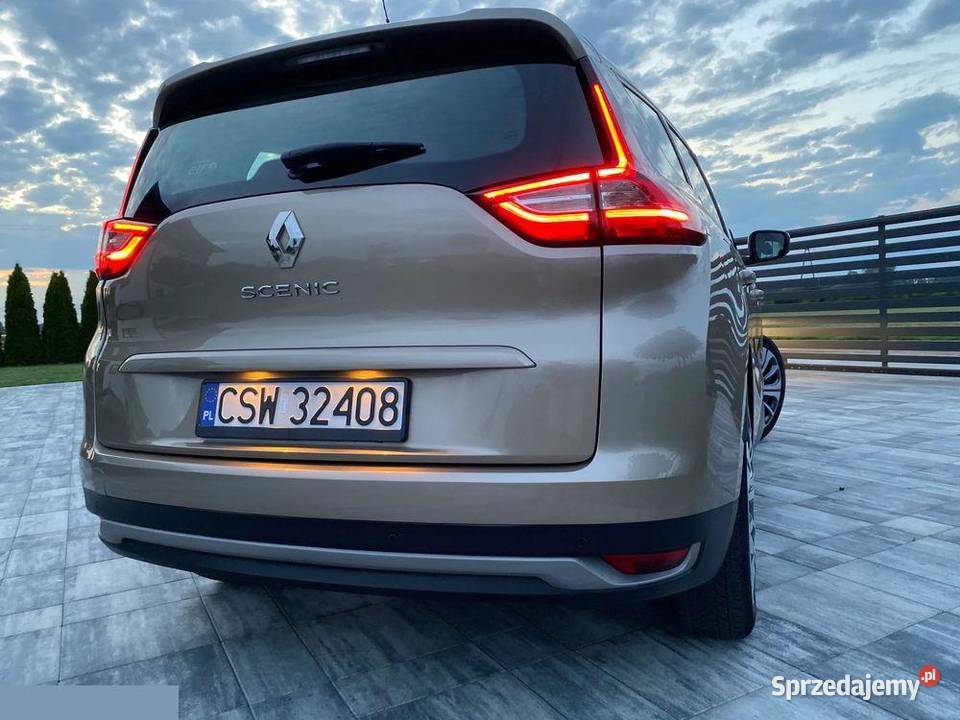Renault Grand Scenic 12 Benzyna 130 2017r Grudziądz