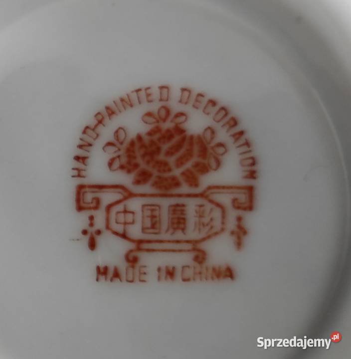 Chińskie spodki porcelanowe 6 sztuk Chiński mazowieckie Warszawa sprzedam
