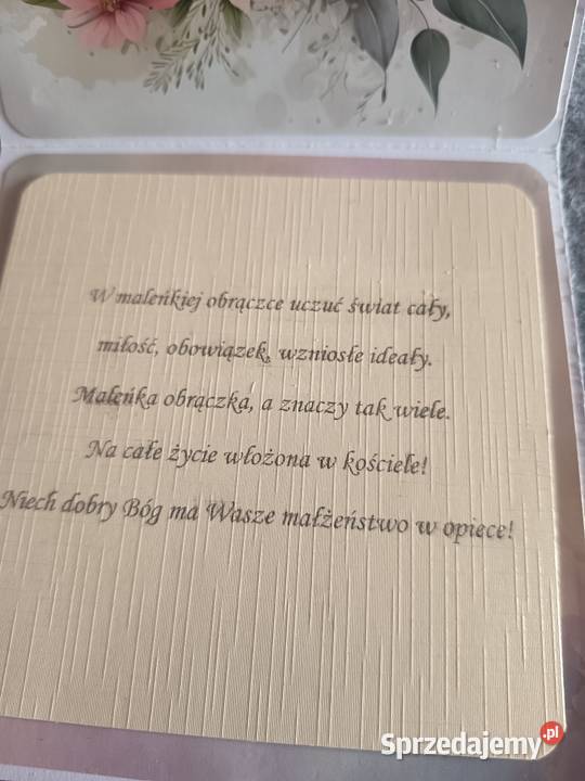Kartka w pudełku na ślub Toruń