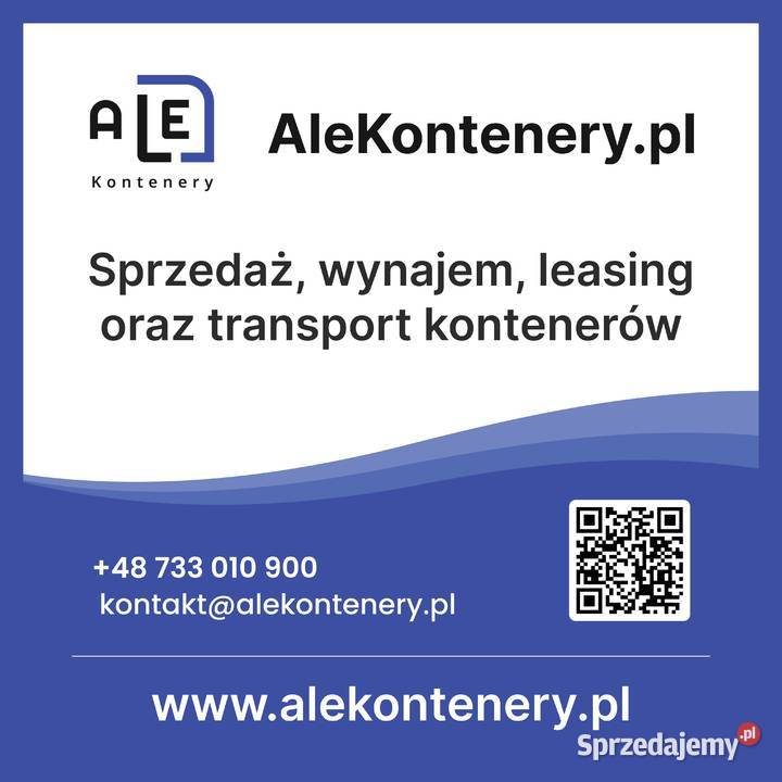 KONTENER MORSKI 20DV NOWY dostępny ręki 6metrowy pomorskie Wejherowo sprzedam