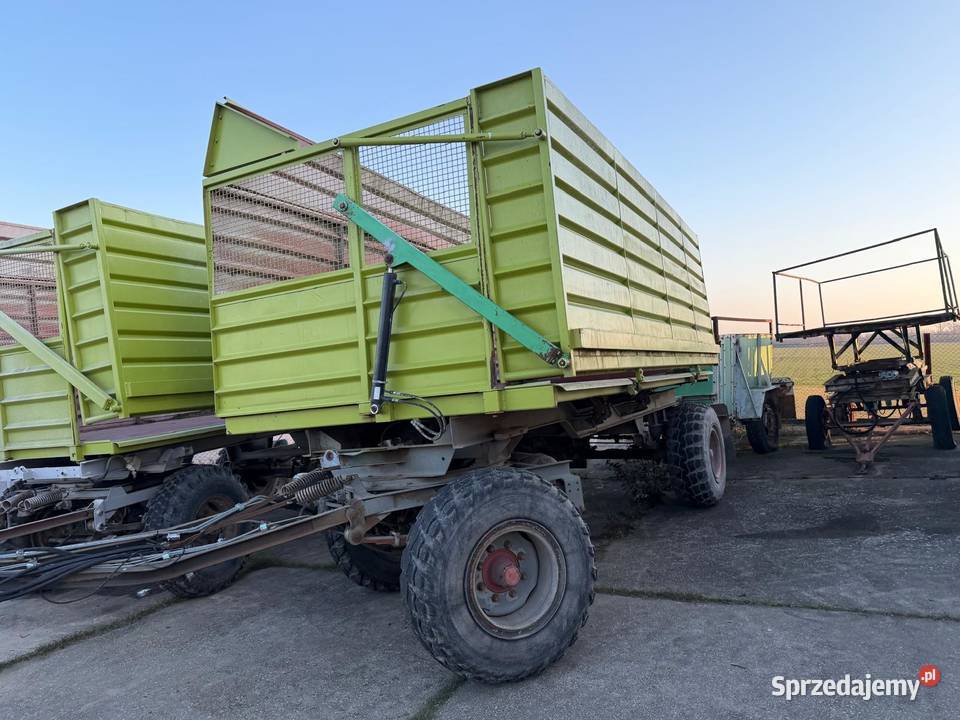 Przyczepy rolnicze 2 do zielonek sprowadzone Nowa Ruda