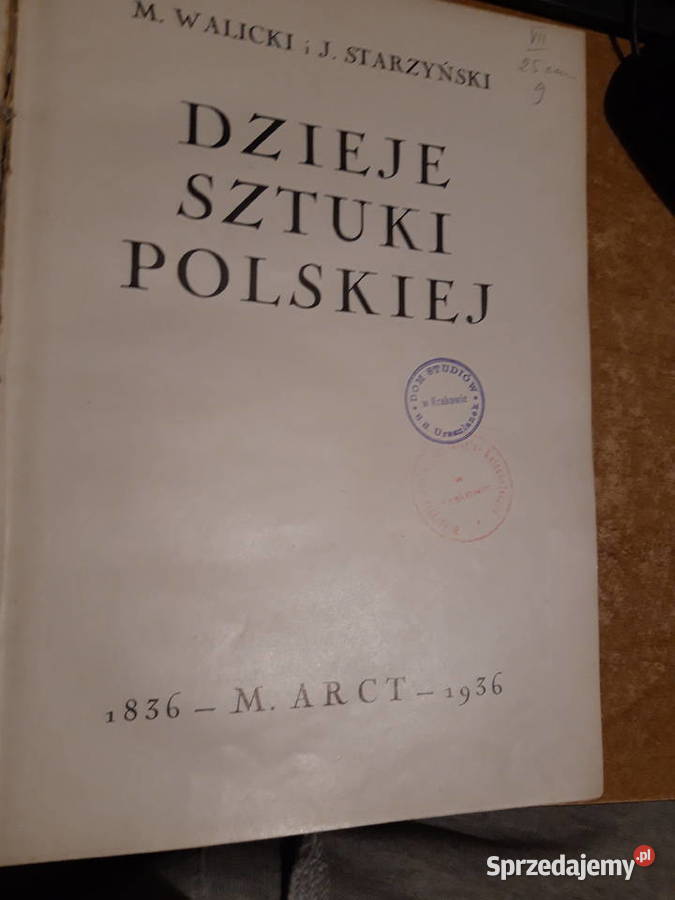 Dzieje Sztuki Polskiej StarzyńskiWalicki 1936 Iwno